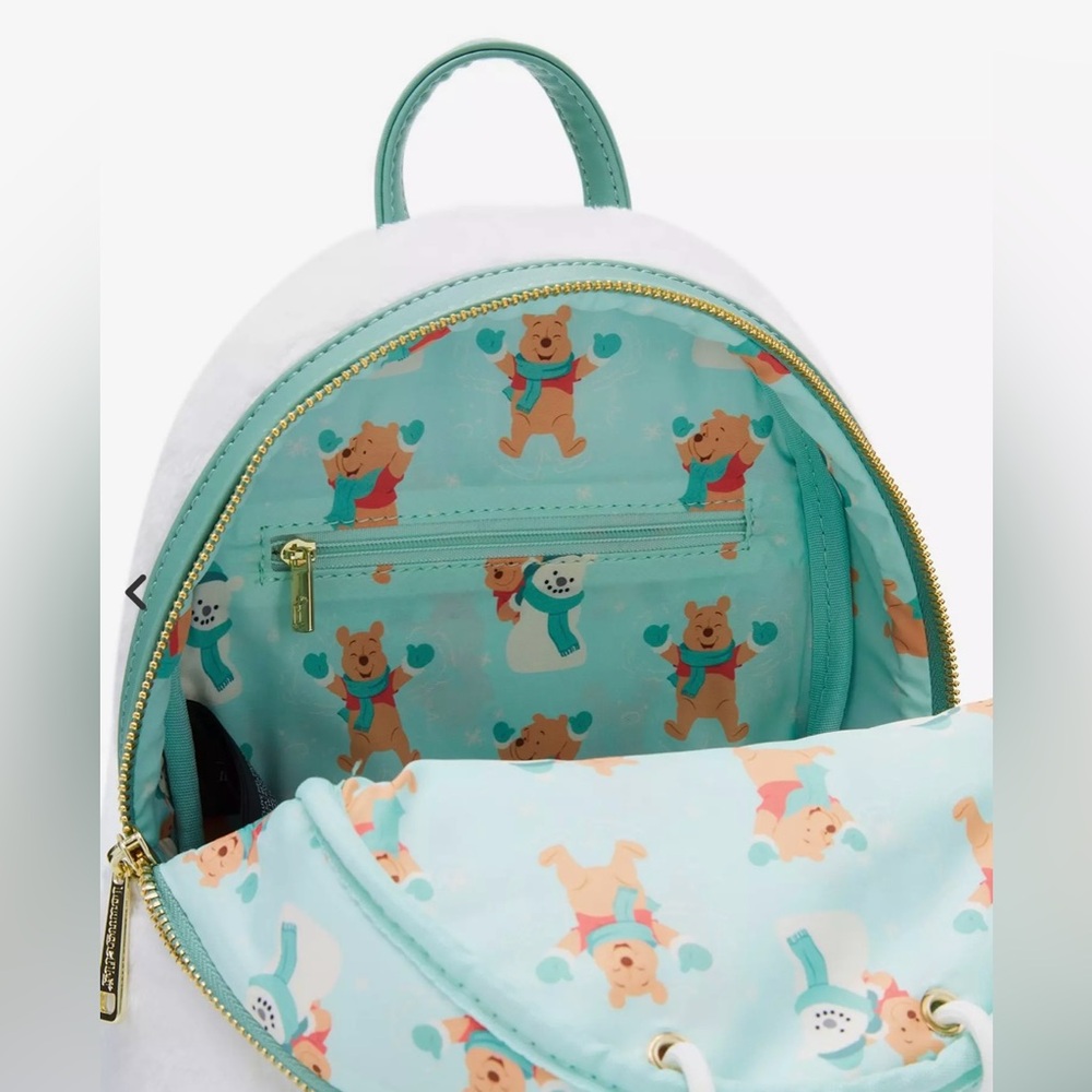 Loungefly Disney Winnie the Pooh Snow Angel Mini Backpack - BoxLunch Exclusive - Picture 4 of 4